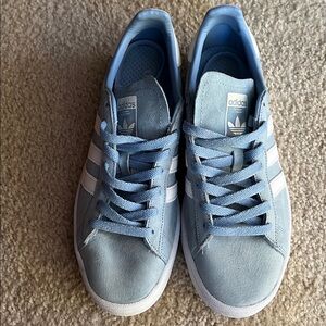 Adidas Men's Light Blue Suede Campus Sneakers Sz 7